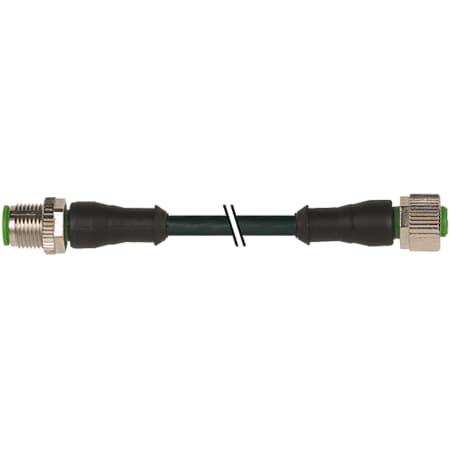 Murr Elektronik M12 male 0° / M12 female 90°, PVC 4x0.34 ye UL/CSA 2m 7000-40001-6230100